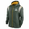 NFL Hoodies & Sweatshirts Nike Green Bay Packers 2022 Therma Full Zip Hoodie -Nike popular store unnamed file 6551