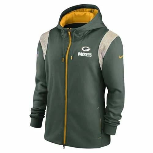 NFL Hoodies & Sweatshirts Nike Green Bay Packers 2022 Therma Full Zip Hoodie 3 NFL Hoodies & Sweatshirts Nike Green Bay Packers 2022 Therma Full Zip Hoodie