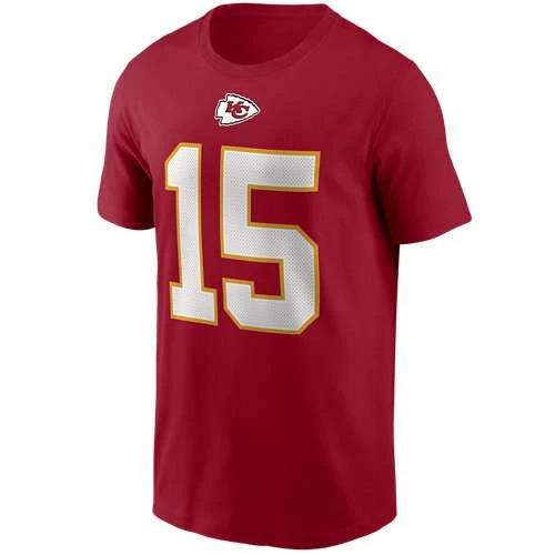 NFL Shirts Nike Kansas City Chiefs Patrick Mahomes #15 Name & Number T-Shirt 4 NFL Shirts Nike Kansas City Chiefs Patrick Mahomes #15 Name & Number T-Shirt - Image 2