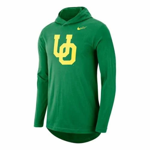 College Hoodies & Sweatshirts Nike Oregon Ducks Vault Hooded Long Sleeve Shirt 3 College Hoodies & Sweatshirts Nike Oregon Ducks Vault Hooded Long Sleeve Shirt