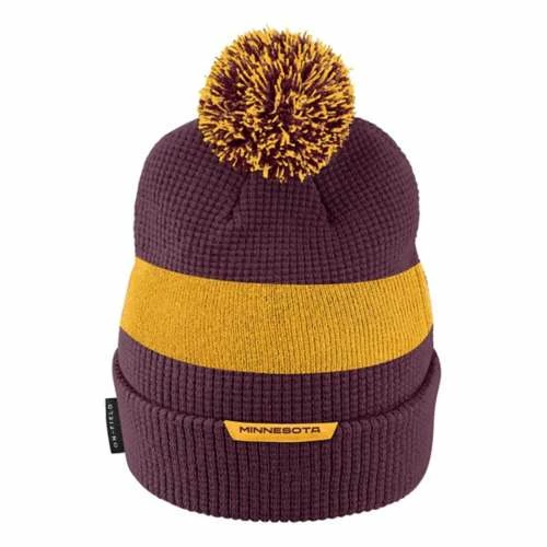 College Hats & Caps Nike Minnesota Golden Gophers Sideline Pom Beanie 4 College Hats & Caps Nike Minnesota Golden Gophers Sideline Pom Beanie - Image 2