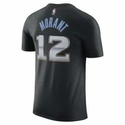 NBA Shirts Nike Memphis Grizzlies Ja Morant #12 2022 City Edition Name & Number T-Shirt