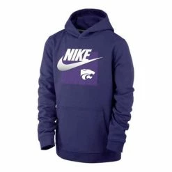 College Hoodies & Sweatshirts Nike Kids' Kansas State Wildcats Club Remix Hoodie