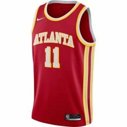 NBA Jerseys Nike Atlanta Hawks Trae Young #11 Icon Edition Swingman Jersey
