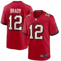 NFL Jerseys Nike Tampa Bay Buccaneers Tom Brady #12 Game Jersey