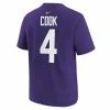 NFL Shirts Nike Kids' Minnesota Vikings Dalvin Cook #4 Cotton Name & Number T-Shirt