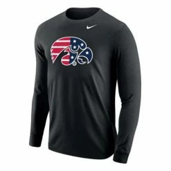 College Shirts Nike Iowa Hawkeyes USA Patriotic Long Sleeve Shirt