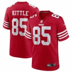 NFL Jerseys Nike San Francisco 49ers George Kittle #85 Game Jersey