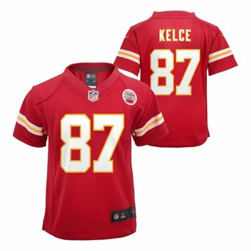 NFL Jerseys Nike Toddler Kansas City Chiefs Travis Kelce #87 Replica Jersey 3 NFL Jerseys Nike Toddler Kansas City Chiefs Travis Kelce #87 Replica Jersey