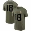 NFL Shirts Nike Minnesota Vikings Justin Jefferson #18 2022 Salute To Service Name & Number T-Shirt -Nike popular store unnamed file 6668