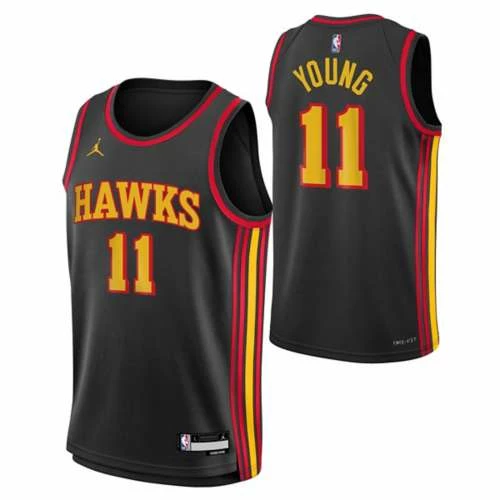 NBA Jerseys Nike Kids' Atlanta Hawks Trae Young #11 2022 Statement Jersey 3 NBA Jerseys Nike Kids' Atlanta Hawks Trae Young #11 2022 Statement Jersey