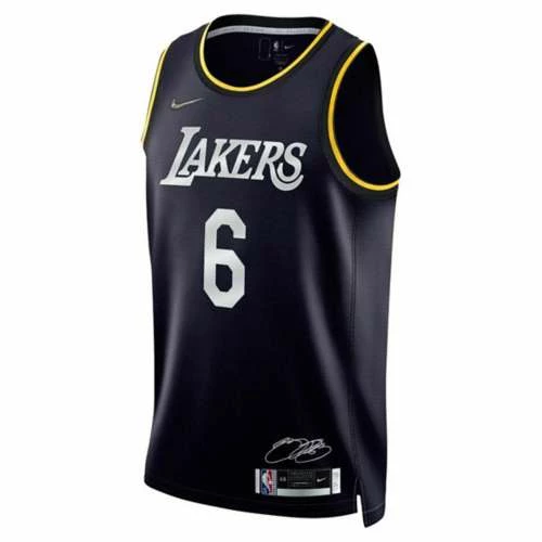 NBA Jerseys Nike Los Angeles Lakers LeBron James #6 MVP Jersey 4 NBA Jerseys Nike Los Angeles Lakers LeBron James #6 MVP Jersey - Image 2