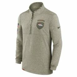 NFL Shirts Nike Denver Broncos 2022 Salute To Service Shield 1/4 Zip
