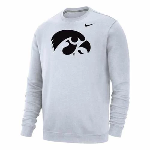 College Hoodies & Sweatshirts Nike Iowa Hawkeyes Logo Crewneck Sweatshirt 3 College Hoodies & Sweatshirts Nike Iowa Hawkeyes Logo Crewneck Sweatshirt