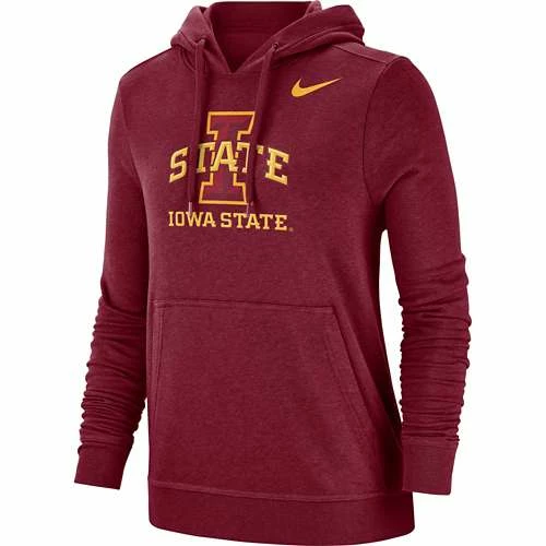 College Hoodies & Sweatshirts Nike Women's Iowa State Cyclones Logo Club Fleece Hoodie 3 College Hoodies & Sweatshirts Nike Women's Iowa State Cyclones Logo Club Fleece Hoodie