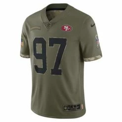 NFL Jerseys Nike San Francisco 49ers Nick Bosa #97 2022 Salute To Service Jersey -Nike popular store unnamed file 6712