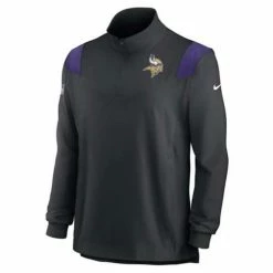 NFL Lightweight Jackets Nike Minnesota Vikings Coaches 1/4 Zip Jacket