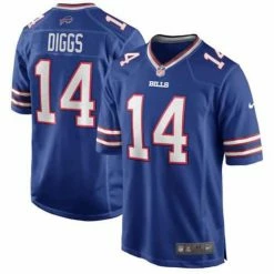 NFL Jerseys Nike Buffalo Bills Stefon Diggs #14 Game Jersey