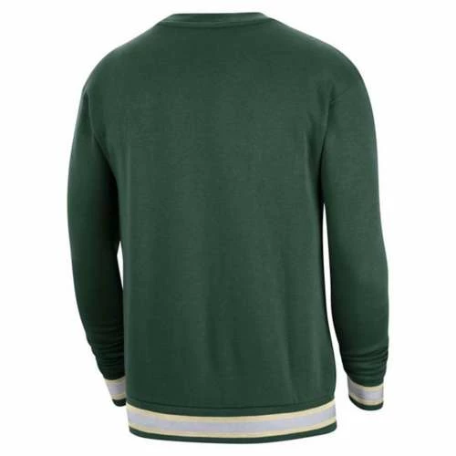 NBA Hoodies & Sweatshirts Nike Milwaukee Bucks Courtside Crewneck 4 NBA Hoodies & Sweatshirts Nike Milwaukee Bucks Courtside Crewneck - Image 2