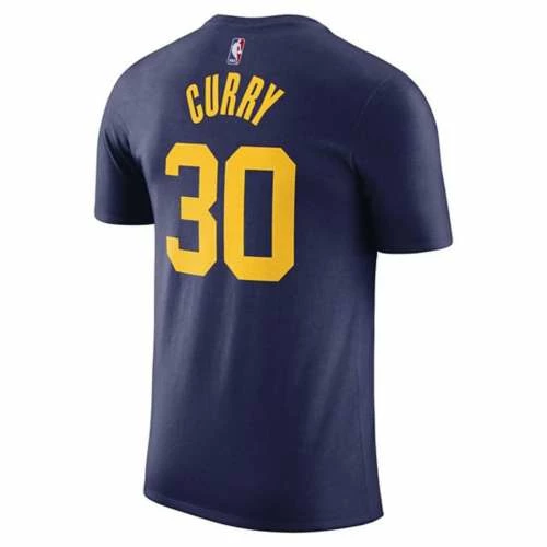 NBA Shirts Nike Golden State Warriors Steph Curry #30 Statement Name & Number T-Shirt 3 NBA Shirts Nike Golden State Warriors Steph Curry #30 Statement Name & Number T-Shirt