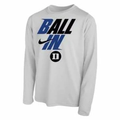 College Shirts Nike Duke Blue Devils Ball In Long Sleeve Shirt
