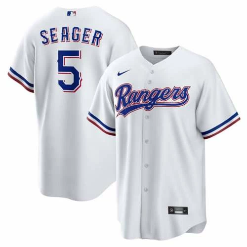 MLB Jerseys Nike Texas Rangers Corey Seager #5 Replica Jersey 3 MLB Jerseys Nike Texas Rangers Corey Seager #5 Replica Jersey