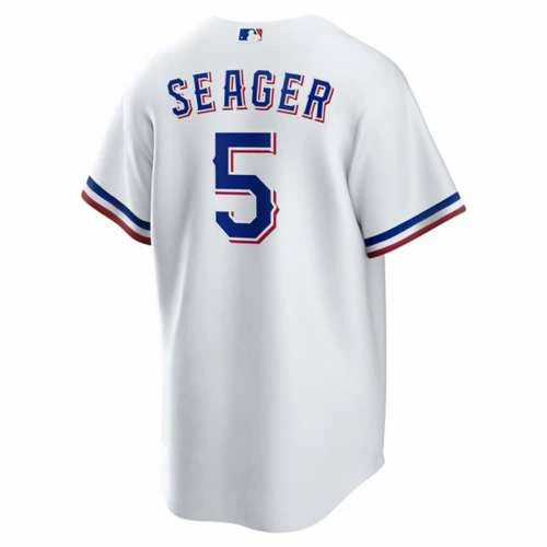 MLB Jerseys Nike Texas Rangers Corey Seager #5 Replica Jersey 4 MLB Jerseys Nike Texas Rangers Corey Seager #5 Replica Jersey - Image 2