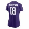 NFL Shirts Nike Women's Minnesota Vikings Justin Jefferson #18 Name & Number T-Shirt -Nike popular store unnamed file 6786