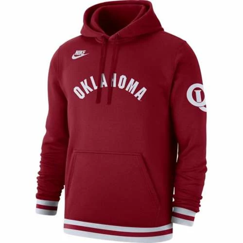 College Hoodies & Sweatshirts Nike Oklahoma Sooners Retro Hoodie 3 College Hoodies & Sweatshirts Nike Oklahoma Sooners Retro Hoodie