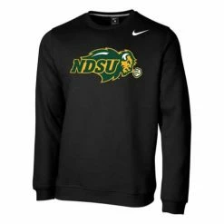 College Hoodies & Sweatshirts Nike North Dakota State Bison Logo Crew Sweatshirt