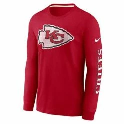NFL Shirts Nike Kansas City Chiefs Rewind Long Sleeve Shirt