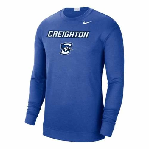 College Shirts Nike Creighton Bluejays Spotlite Long Sleeve Shirt 3 College Shirts Nike Creighton Bluejays Spotlite Long Sleeve Shirt