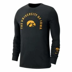College Shirts Nike Iowa Hawkeyes Seasonal Long Sleeve Shirt