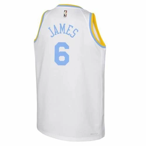 NBA Jerseys Nike Kids' Los Angeles Lakers LeBron James #6 Hardwood Classic Jersey 4 NBA Jerseys Nike Kids' Los Angeles Lakers LeBron James #6 Hardwood Classic Jersey - Image 2