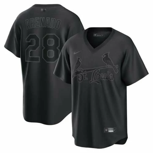MLB Jerseys Nike St. Louis Cardinals Nolan Arenado #28 Pitch Black Replica Jersey 3 MLB Jerseys Nike St. Louis Cardinals Nolan Arenado #28 Pitch Black Replica Jersey