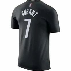 NBA Shirts Nike Brooklyn Nets Kevin Durant Dri-FIT Name & Number T-Shirt