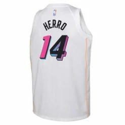 NBA Jerseys Nike Kids' Miami Heat Tyler Herro #14 2022 City Edition Jersey -Nike popular store unnamed file 6902