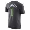 NBA Shirts Nike Minnesota Timberwolves Anthony Edwards #1 Statement Name & Number T-Shirt