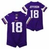 NFL Sets & Bodysuits Nike Baby Minnesota Vikings Justin Jefferson #18 Onesie