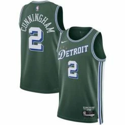 NBA Jerseys Nike Detroit Pistons Cade Cunningham #2 2022 City Edition Jersey