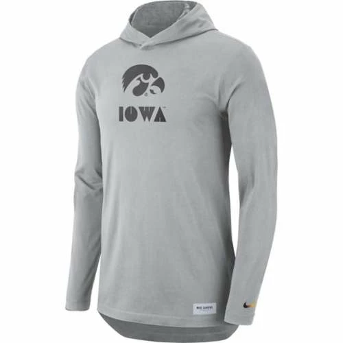 College Shirts Nike Iowa Hawkeyes Hooded DriFit L2 Long Sleeve Shirt 3 College Shirts Nike Iowa Hawkeyes Hooded DriFit L2 Long Sleeve Shirt