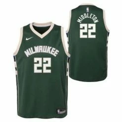 NBA Jerseys Nike Kids' Milwaukee Bucks Khris Middleton #22 Swingman Jersey