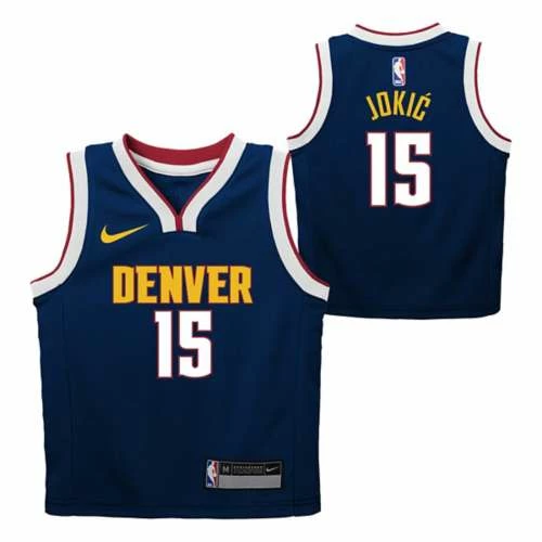NBA Jerseys Nike Kids' Denver Nuggets Nikola Jokic #15 Swingman Jersey 3 NBA Jerseys Nike Kids' Denver Nuggets Nikola Jokic #15 Swingman Jersey