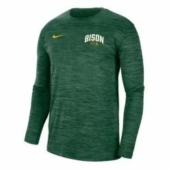 College Shirts Nike North Dakota State Bison Sideline Velocity Long Sleeve Shirt