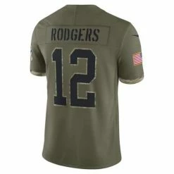 NFL Jerseys Nike Green Bay Packers Aaron Rodgers #12 2022 Salute To Service Jersey -Nike popular store unnamed file 7047