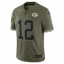 NFL Jerseys Nike Green Bay Packers Aaron Rodgers #12 2022 Salute To Service Jersey -Nike popular store unnamed file 7048