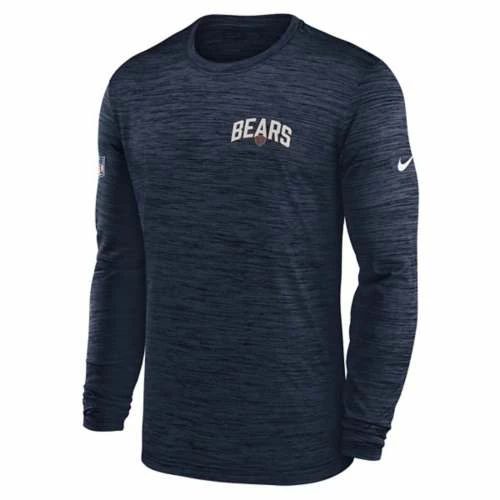 NFL Shirts Nike Chicago Bears Velocity Long Sleeve Shirt 3 NFL Shirts Nike Chicago Bears Velocity Long Sleeve Shirt