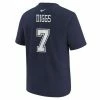 NFL Shirts Nike Kids' Dallas Cowboys Trevon Diggs #7 Cotton Name & Number T-Shirt