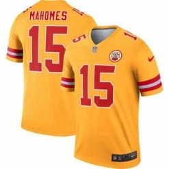 NFL Jerseys Nike Kansas City Chiefs Patrick Mahomes #15 Legend Jersey