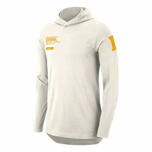 College Shirts Nike Iowa Hawkeyes Hooded DriFit Long Sleeve Shirt 3 College Shirts Nike Iowa Hawkeyes Hooded DriFit Long Sleeve Shirt